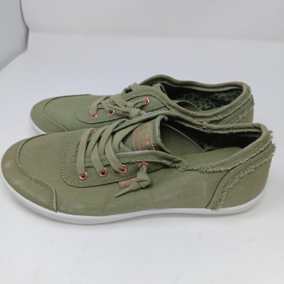Skechers Bobs B Cute women's sneakers, olive green, with memory foam sz 7 - Picture 3 of 6